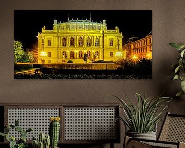 Concertgebouw Rudolfinum, Praag, Tsjechië. van Jaap Bosma Fotografie