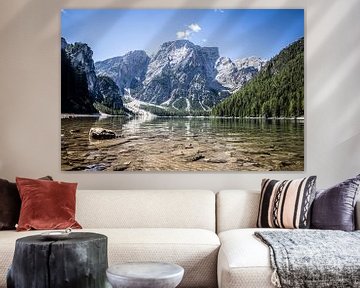 Lago Di Braies, Pragser Wildsee, Dolomieten, Italie van Gerlach Delissen