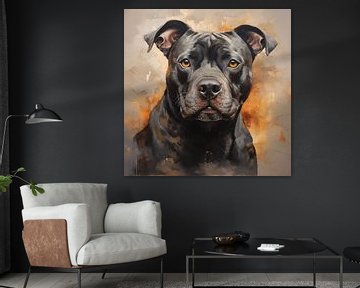 Staffordshire Bull Terrier by TheXclusive Art