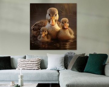 3 Familie Duck von The Xclusive Art