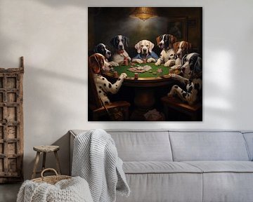 Honden spelen poker van The Xclusive Art