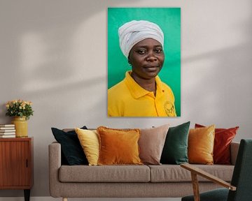Woman in Liberia Portrait by Reinier van Oorsouw