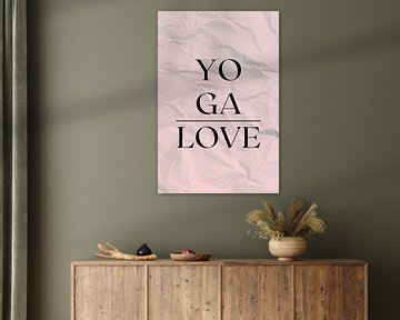 YOGA LOVE by ArtDesign by KBK