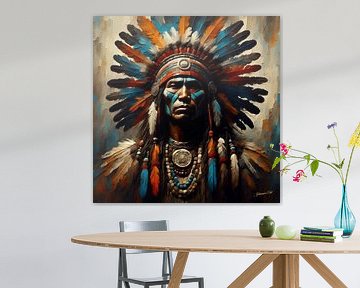 Native American Heritage 7 by Johanna's Art