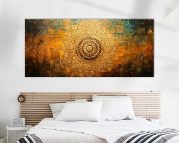 Brons van Abstract Schilderij