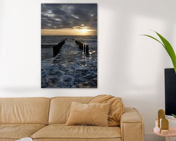 Plage de Zoutelande en décembre sur Roland de Zeeuw fotografie