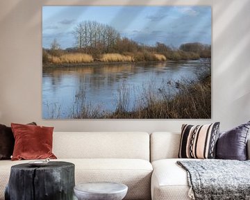 Blick auf die Schelde, bei Dendermonde, Belgien von Imladris Images