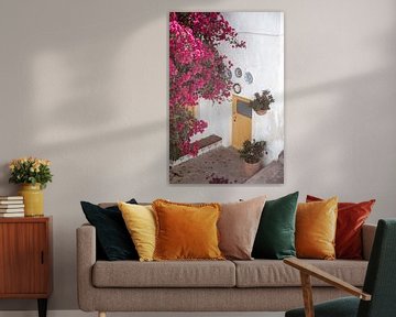 Charakteristisches Bild mit üppiger rosa Blüte in Almería von Fotografia Elegante