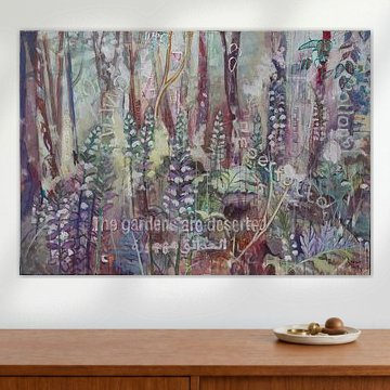 Die Gärten sind menschenleer