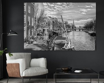 Die Sint Antoniesluis Amsterdam. von Don Fonzarelli