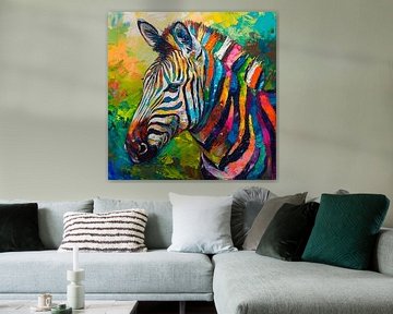 Art Zebra by Harry Hadders