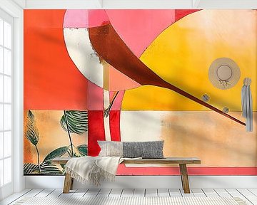 Abstracte Aves van Color Square