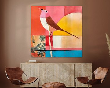 Oiseaux abstraits sur Color Square