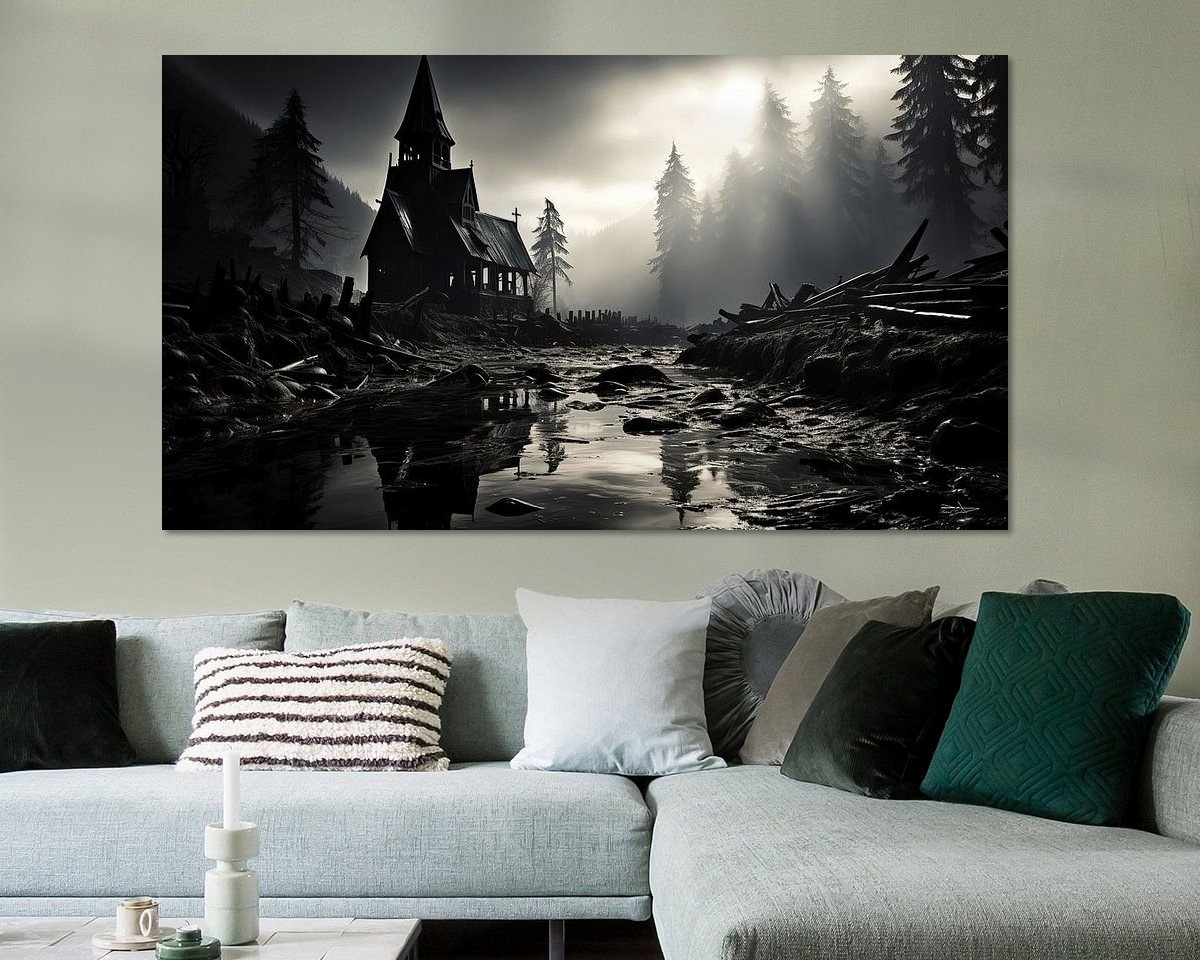 Example of the artwork in a room