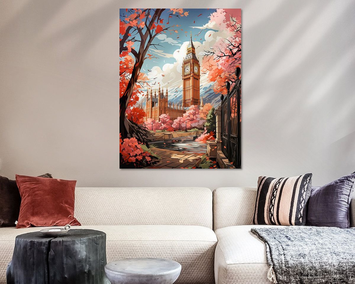 Example of the artwork in a room