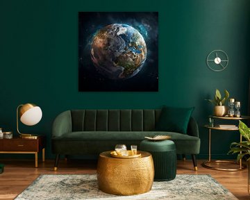 Earth 3d by The Xclusive Art