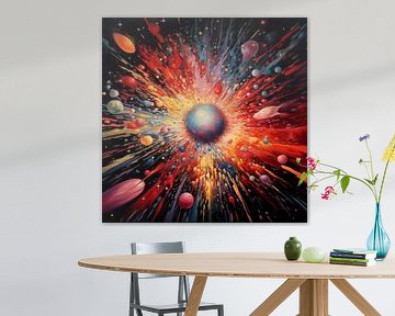 Big Bang kleurrijk van TheXclusive Art