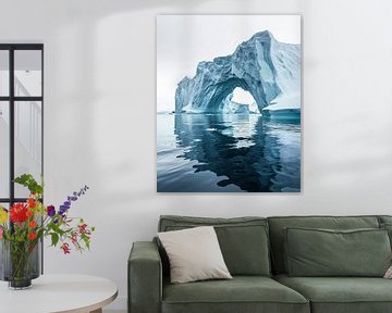 IJsberg van fernlichtsicht