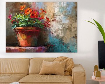 Bloom | Art floral moderne sur Peintures accrocheuses