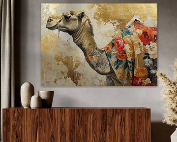 Goldenes Kamel von De Mooiste Kunst