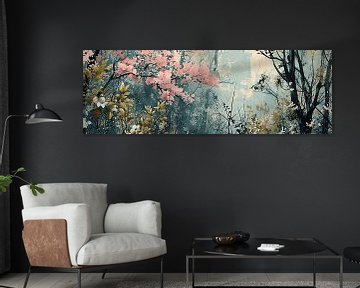 Morgenblüte | Abstrakte Natur von De Mooiste Kunst