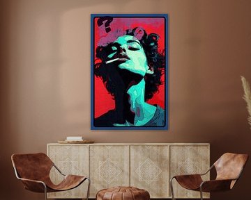 Pop-Art Portrait of Indecision by Gisela- Art for You