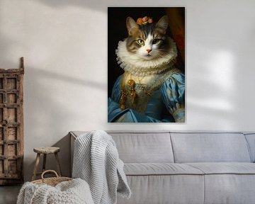 Koninklijke schattige kat van haroulita