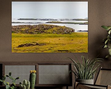 Looking at the ocean in Iceland by Hein Fleuren