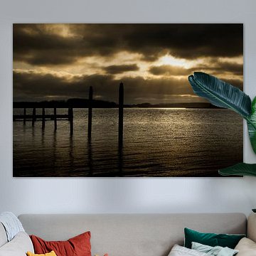 Eerste zonnestralen 's ochtends vroeg van Gonnie van de Schans