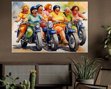 Cosy ladies motorcycling by De gezellige Dames