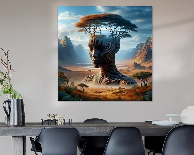 Example of the artwork in a room