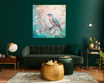 Lentevogel Vintage Romance van Andrea Haase