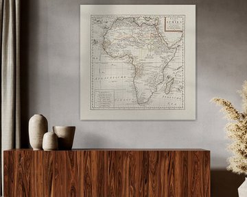 Vintage Africa Map From 1763 by Andrea Haase