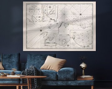 Indonesia Vintage Map by Andrea Haase