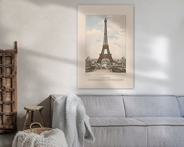 France Paris Eiffel Tower by Andrea Haase