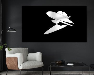 Ephemeral Elegance: A Dance of Shapes and Lines in Monochrome Mastery