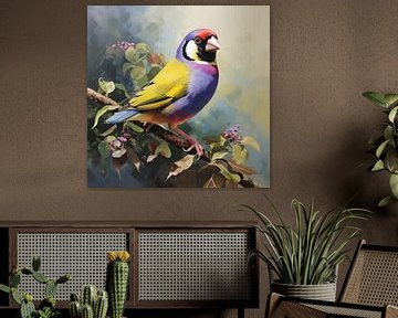 Goulds amadine vogel van TheXclusive Art