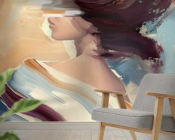 Woman with stripes by Bianca ter Riet
