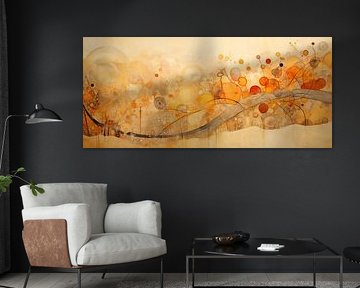 Harmonie | Abstrakte Erdtöne von Abstraktes Gemälde