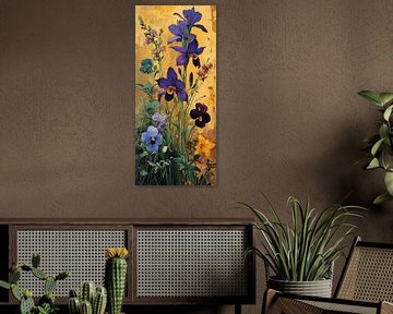 Gouden Bloemenkunst van Blikvanger Schilderijen