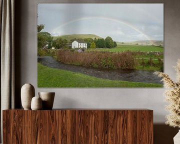 Arc-en-ciel sur Malham sur Richard Wareham