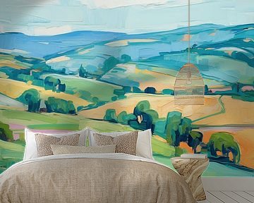 Hügellandschaft von Artsy