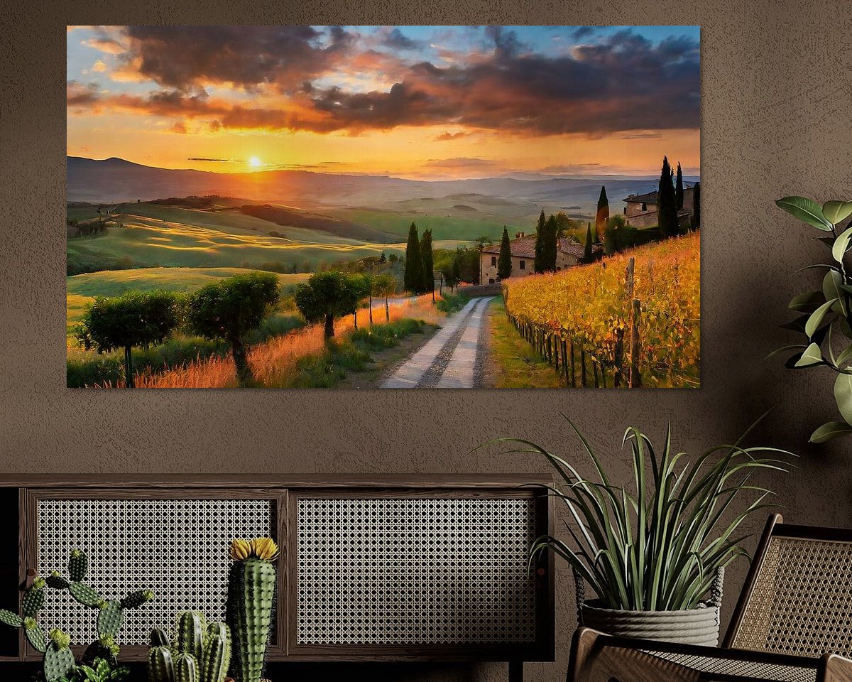 Example of the artwork in a room