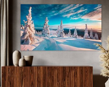 Winterlandschaft mit Schnee von Mustafa Kurnaz