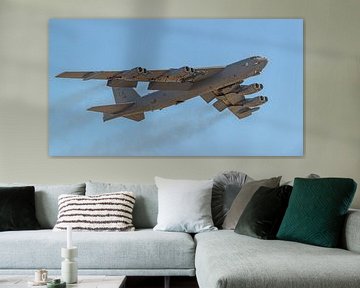 Start eines Boeing B-52H Stratofortress-Bombers. von Jaap van den Berg