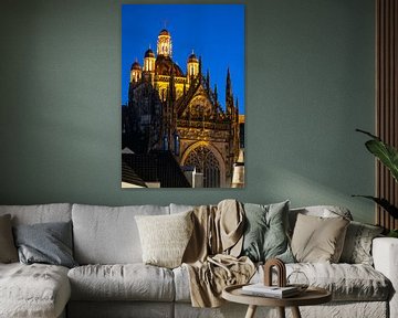 Onze Sint-Jan Kathedraal by night (2) van Goos den Biesen