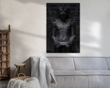 An Egyptian pharaoh in black by MADK