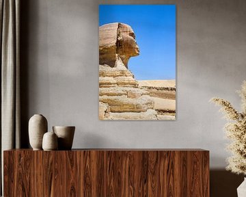 De sfinx van Gizeh in Egypte van MADK