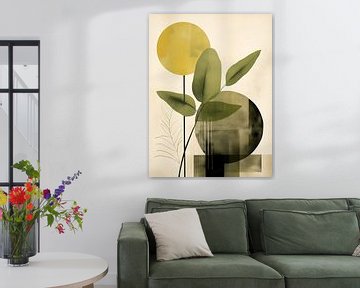 Botanisch Abstract Groen van Gypsy Galleria