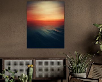 Gouden licht over de zee